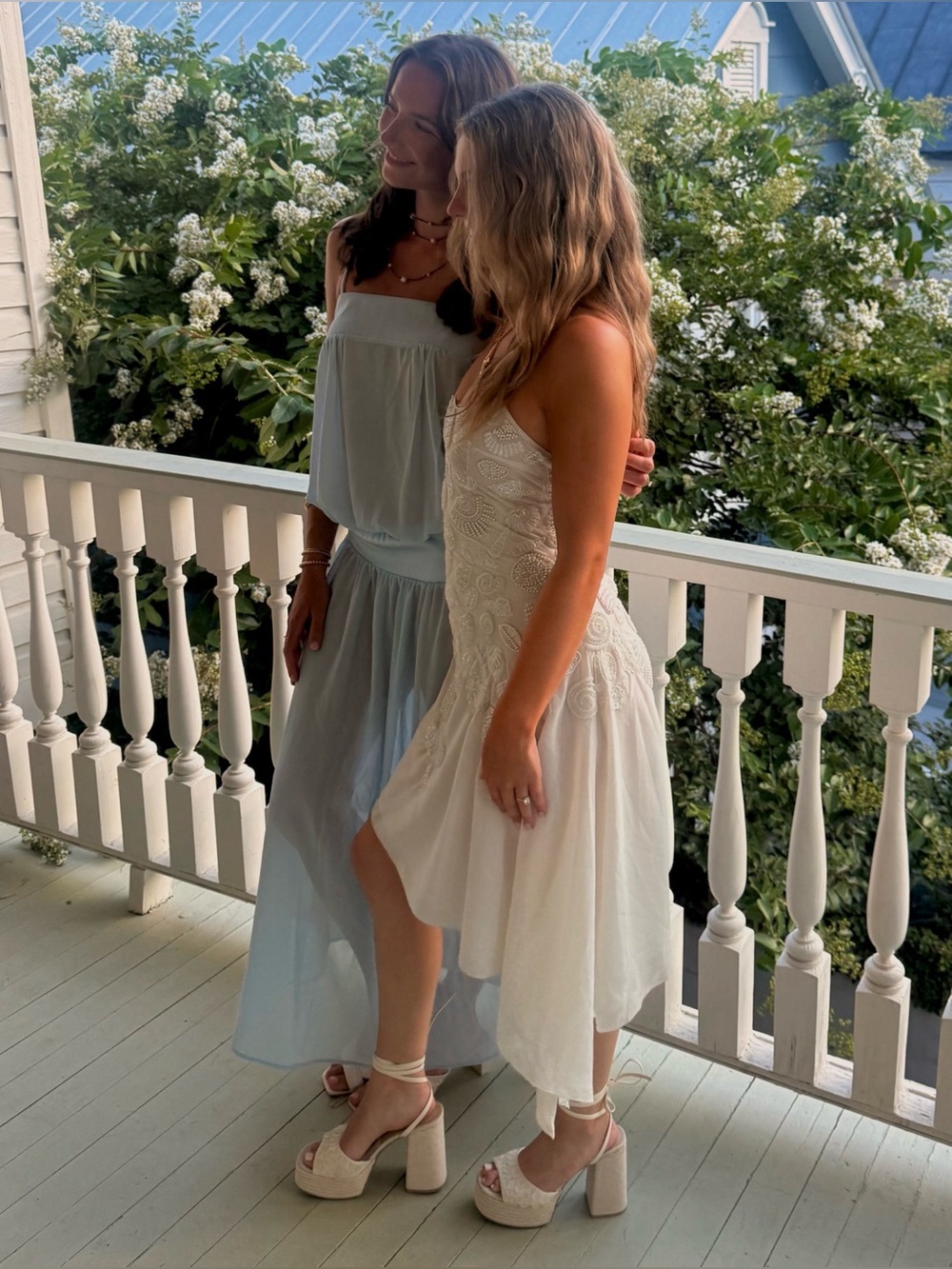 ✨ RARE ✨ For Love & Lemons Seaside Treasure 🐚 Beaded Midi Dress 🌊 Size 0 NWT - Picture 7 of 13